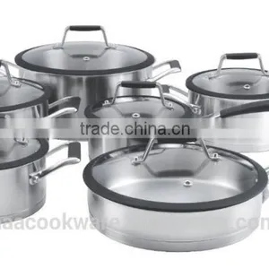 2015 New Stainless Steel Cookwaer Set With Capsulate Bottom thumbnail-2