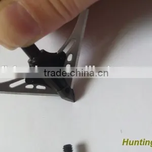 Hunting Broadhead 100Grain Expandable Broadhead Arrowhead For Archery Compound Bow Arrow thumbnail-6