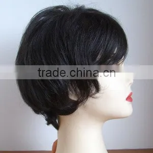 Brazilian Full Lace Wig Natural Color 100% Virgin Human Hair Wig thumbnail-3