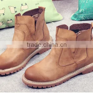 Plastic Ankle Boots for Women Rubber Cowboy Rain Boots Women Made in China XT-DA0764 thumbnail-1