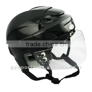 2016 Clear Visor Sport Ice Hockey Player Helmets for Sale With Ear Muff thumbnail-5