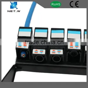 Loaded 24Port Cat6 Rj45 Module Patch Panel thumbnail-6