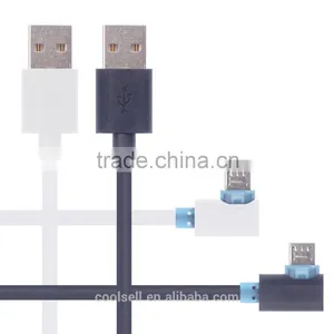 Fast Charging 2.0 Usb Data Cable, Left/right Angle Micro Usb Cable,90 Degree Micro o Usb Cable thumbnail-3