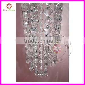 Long Decorated Acrylic Garland, Crystal Garland, Fake Acrylic Garland thumbnail-1