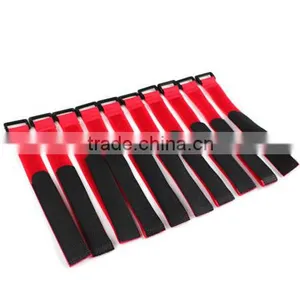 Reusable Nylon Hook Loop Strap Tie Down Wrap Cable Cord 2x20cm thumbnail-2