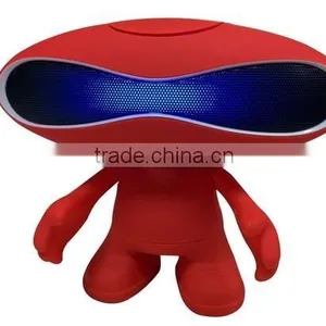 2015 New Hot Selling Doll Stand Football LED Bluetooth Speaker Support TF Card USB Phone Radio Aux thumbnail-5