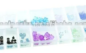 Jewelry Plastic Bead Box 14 Grid Organizer Box thumbnail-1