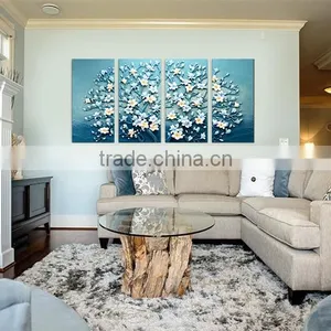 2015 Brilliant Modern Handmade Flower Abstract Painting Quality Choice thumbnail-1