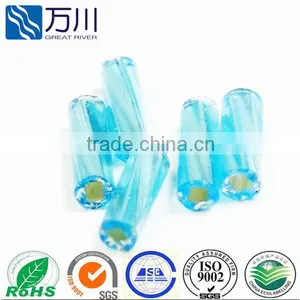2014 Fashion Glowing Wholesale Silver Curved Tube Beads for Dress and Bag thumbnail-1