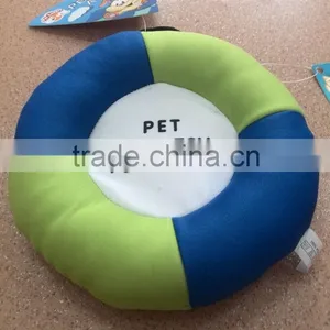 Blue Round Shaped Dog Toy Plush Dog Chew Toy Water Floating Toy thumbnail-3