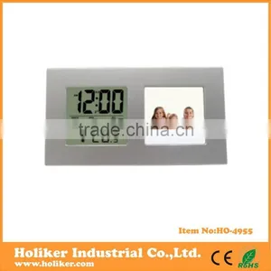 Promotional Digital Table Clock With Photo Frame thumbnail-2