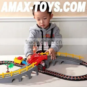 Ect-02134 Electric Track Train Children Track Train Assembling Track Train Children Toys thumbnail-1