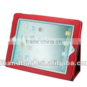 Bright Red Flat Computer&To Get on the Internet Package Leather Bag thumbnail-1