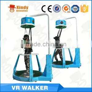 Funny Multiplayer Virtual Reality Walking and Shooting VR Treadmill Simulator thumbnail-4