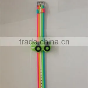 Golden Supplier 2015 Rainbow Twist Silicone Watches thumbnail-1