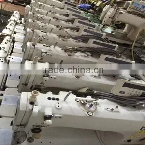 Single Needle Direct Drive Straight Lock Stitcher With Thread Trimmer Used BrotherS7200C Industrial Sewing Machine thumbnail-1
