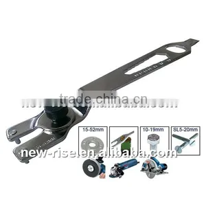 Multi-functional Adjustable Pin Spacing Spanner Bottle Opener for Angle Grinder Circular Saw Blade Replacement Wrench thumbnail-1