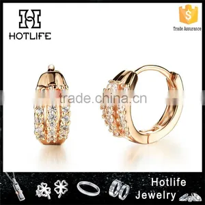 2016 Fancy Ladies Latest Design Gold Earings Diamond Earring thumbnail-1