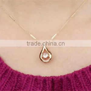 Gold Plated Fashion Jewellery for Women Zircon cz Pendent thumbnail-5
