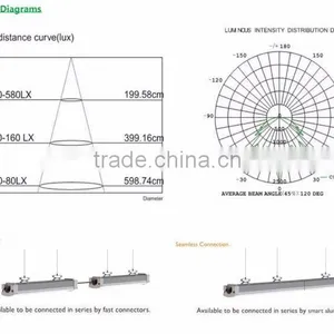 2016 New Design 20W 600mm 2ft 5000K LED Tri-proof Light thumbnail-5