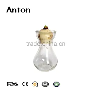 14oz Big Capability Glass Bottle Clear Glass Bottle Beautiful Vase thumbnail-1