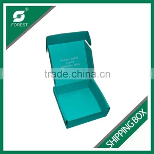 SINGLE WALL DOUBLE SIDES PRINTING SHIPPING BOX FLAT PACK PACKING BOX DESIGN thumbnail-6