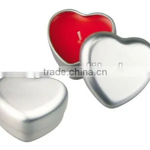 Heart Shape Tin Candle thumbnail-1