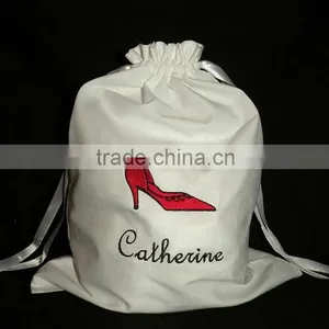 Drawstring Satin Shoe Bag thumbnail-1