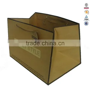 China Custom Printed Paper Bag Shopping Paper Bag Wholesale With Handles thumbnail-3