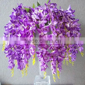 China Factory Artificial Wisteria Fabric Flower thumbnail-5