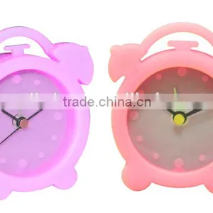 Chrismas Gift Double Bell Silicon Alarm Clock S1101 Meet CE and Rohs Best for Chrismas Gift thumbnail-1