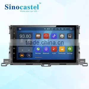 Car Electronic 2 Din Car DVD Player 10.1 Inch GPS Navigation Car Radio In Dash Bluetooth Stereo Video Map for Toyota Highlander thumbnail-1