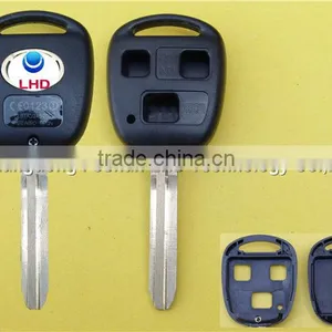 Remote Key Shell Fit for TOYOTA Yaris Avensis 3 Button Case Fob Toy43 thumbnail-1
