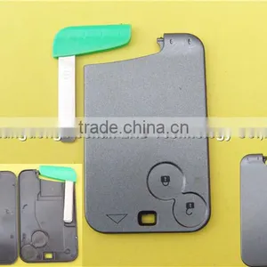 Hot Sale Key Case For Remote Keyless 2 Button No Logo Renault Laguna Smart Card Key Fob Case thumbnail-1