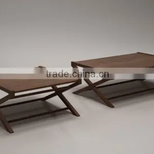 Modern Wooden Tall Coffee Table (T-86A) thumbnail-2