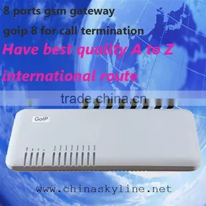 8 GSM GATEWAY!voip Gateway With H.323 and SIP,G711/G729/G723 Voide Code/automatic Imei Change thumbnail-1