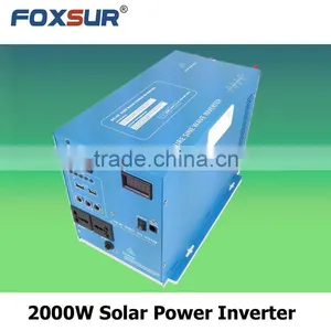 2000W High Efficiency Pure Sine Wave Solar Inverter With PWM Solar Controller Digital Display 12V dc to 230V AC thumbnail-2