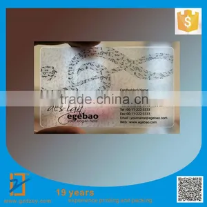 Customized 500pcs Plastic Transparent PVC Business Cards + 28 Templates Design For Choice + Free Design, Free Shipping thumbnail-3