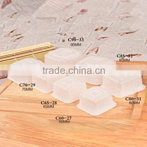 BAKEST New PP Material Milky White Square Shape Mooncake Tray thumbnail-3