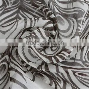 Peacock Printed Square Modal Scarf thumbnail-4