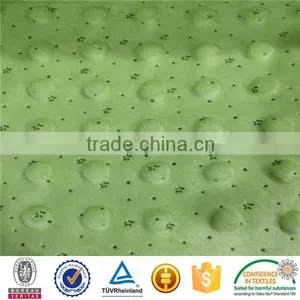 2016 Fashion Design SGS Checked Skin-friendly Print Minky Dot Pillow Sham Fabric thumbnail-1
