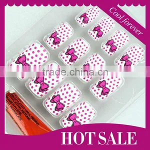 12PCS French False Nails Art Tips DIY Flower Designer for Girl thumbnail-1