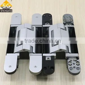 180 Degree Zinc Alloy and Aluminium Alloy Heavy Gate Concealed Hinge for Wooden Doors thumbnail-3