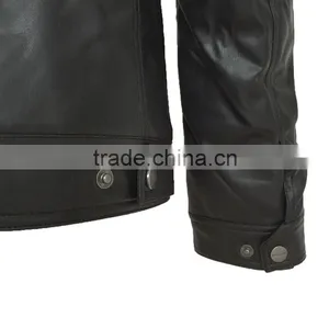 2016 Top Selling Popular New Style Men PU Leather Jacket thumbnail-3