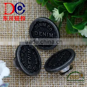 2016 High Quality Metal Fashion Jeans Button Customized Metal Button for Jeans thumbnail-3