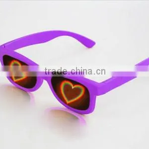 Small MOQ!Promotional Hot Selling Custom Logo Multiple Colors Palstic Refraction Glasses thumbnail-5