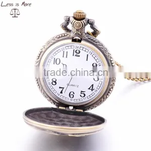 Special Designed Promotion Pocket Watch, US Hawk Alloy Clock Pocket Watch Necklace thumbnail-2