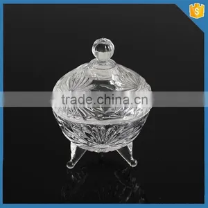 7/2015 New Crystal Wholesale Small Mini Punch Glass Jars for Sweet thumbnail-1