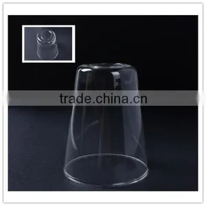 China Factory Wholesale Indoor Transparent Glass Round Pendant Lamp Covers for Lighting thumbnail-1