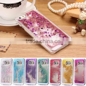 New Bling Stars Quicksand Designed Back Phone Case Cover for Iphone 6 Plus 4.7 5.5 thumbnail-1